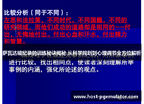萨瓦达破纪录的训练秘诀揭秘 从科学规划到心理调节全方位解析
